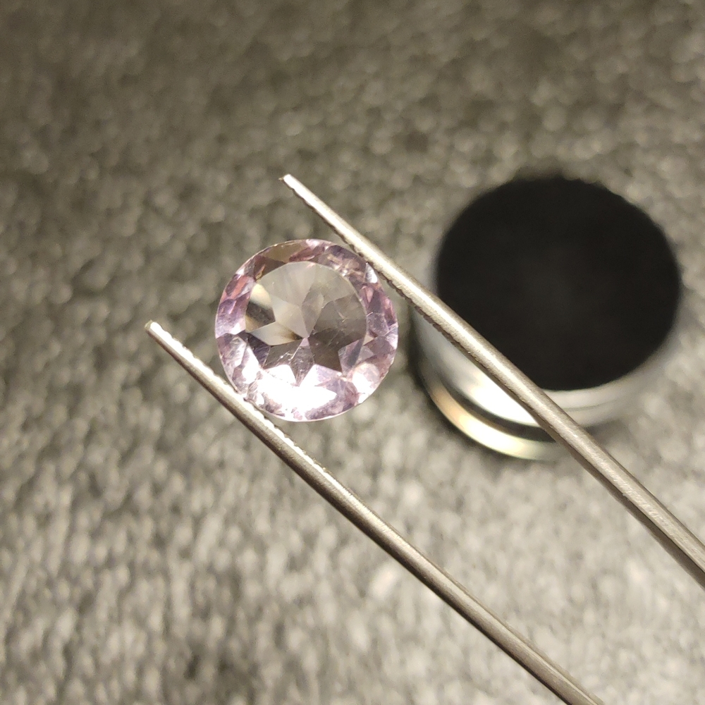 Faceted Light Pink Morganite Gemstone #138